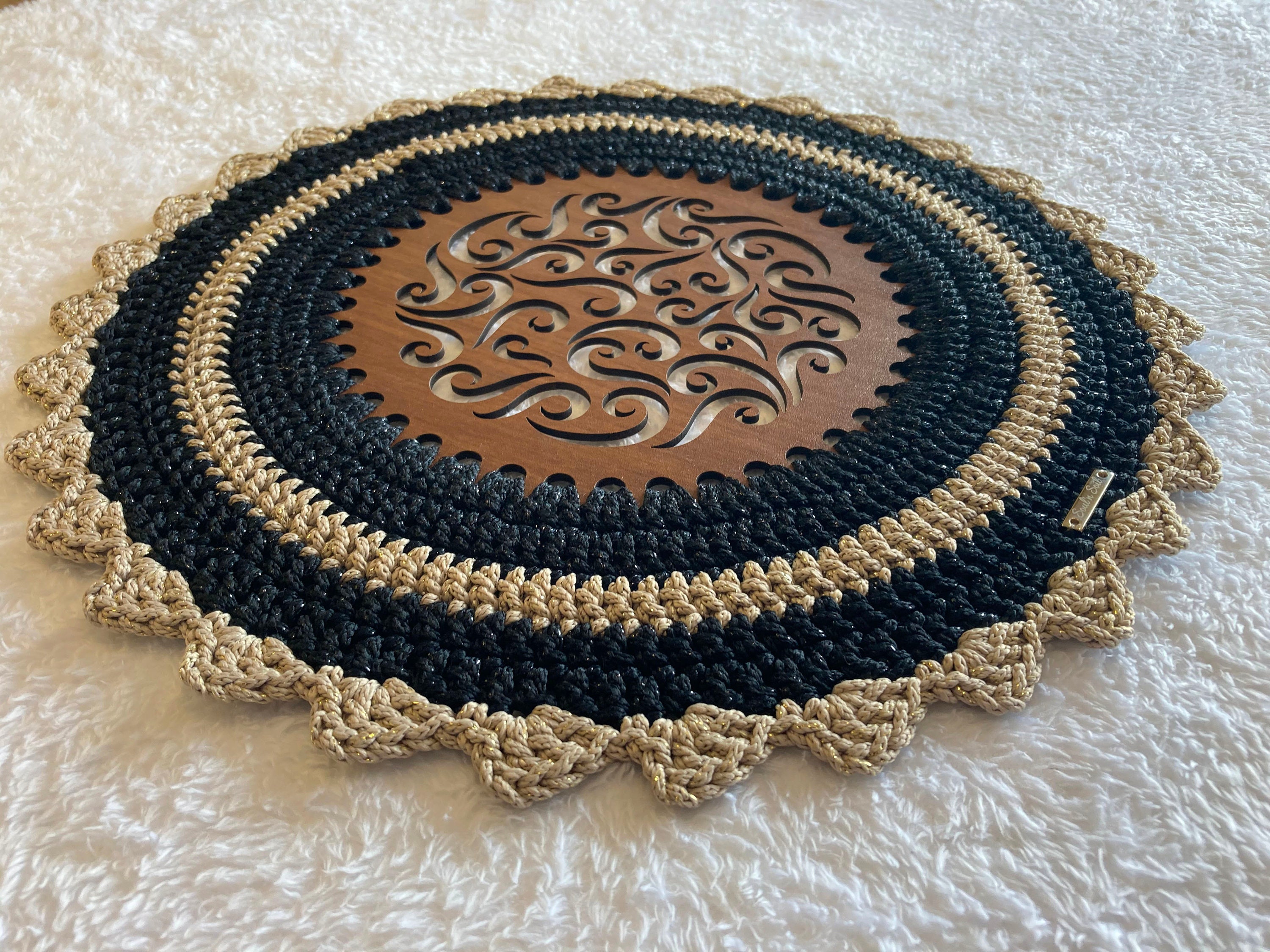 Handmade Macrame Placemat Macrame Supla American service Etsy
