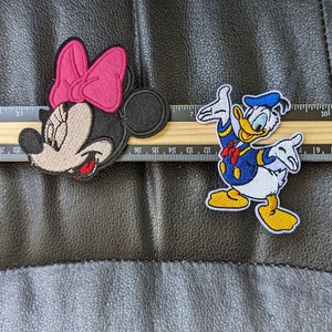 Retro Mickey Mouse Patch Classic Disney Fan Cartoon Character Iron-on  Applique 
