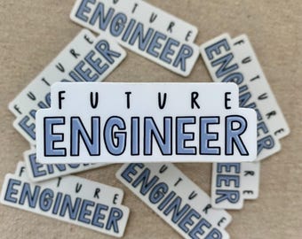 Future Engineer Sticker | Waterproof Sticker | Science Themed Sticker