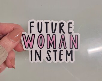 Future Woman in STEM Sticker | Future Me Collection | Science Stickers