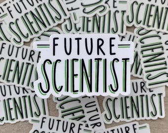 Future Scientist Sticker | Waterproof Sticker | Science Themed Sticker