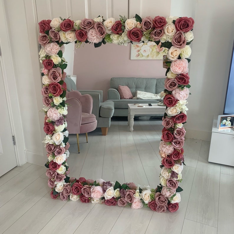 Flower Mirrors Etsy