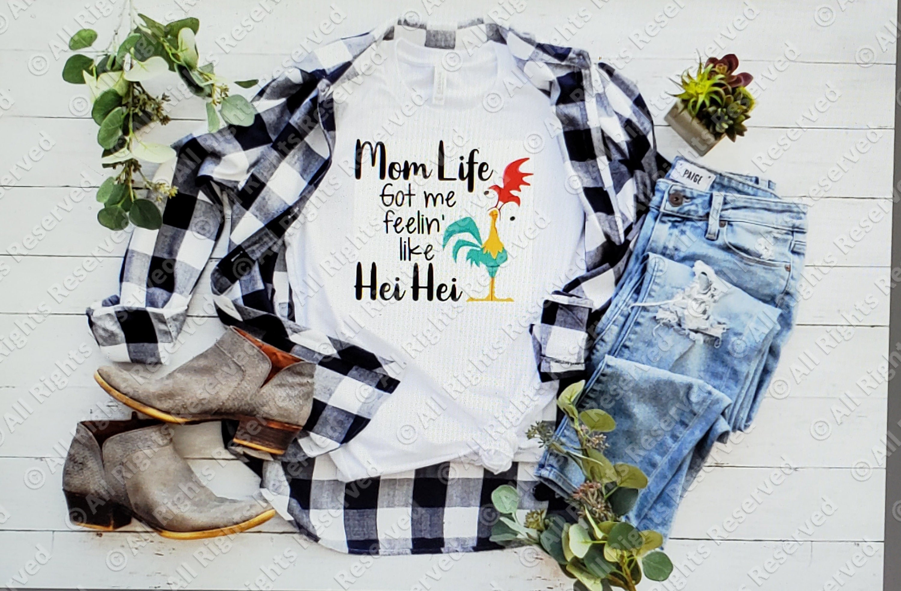 Transfert de sublimation prêt à appuyer sur la vie de maman | Etsy