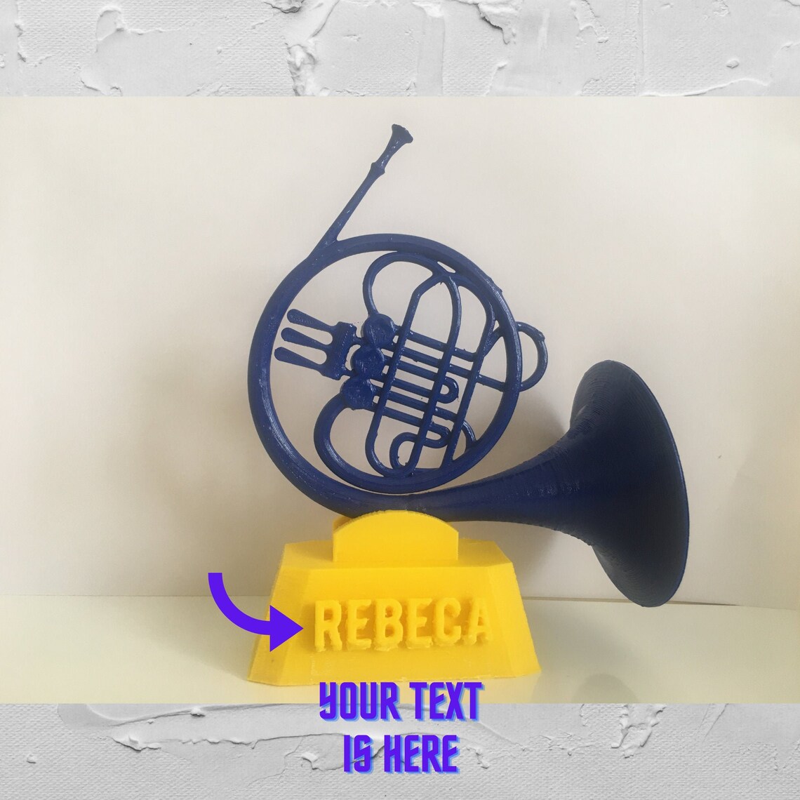 Personalized Blue French Horn How I Met Your Mother Etsy