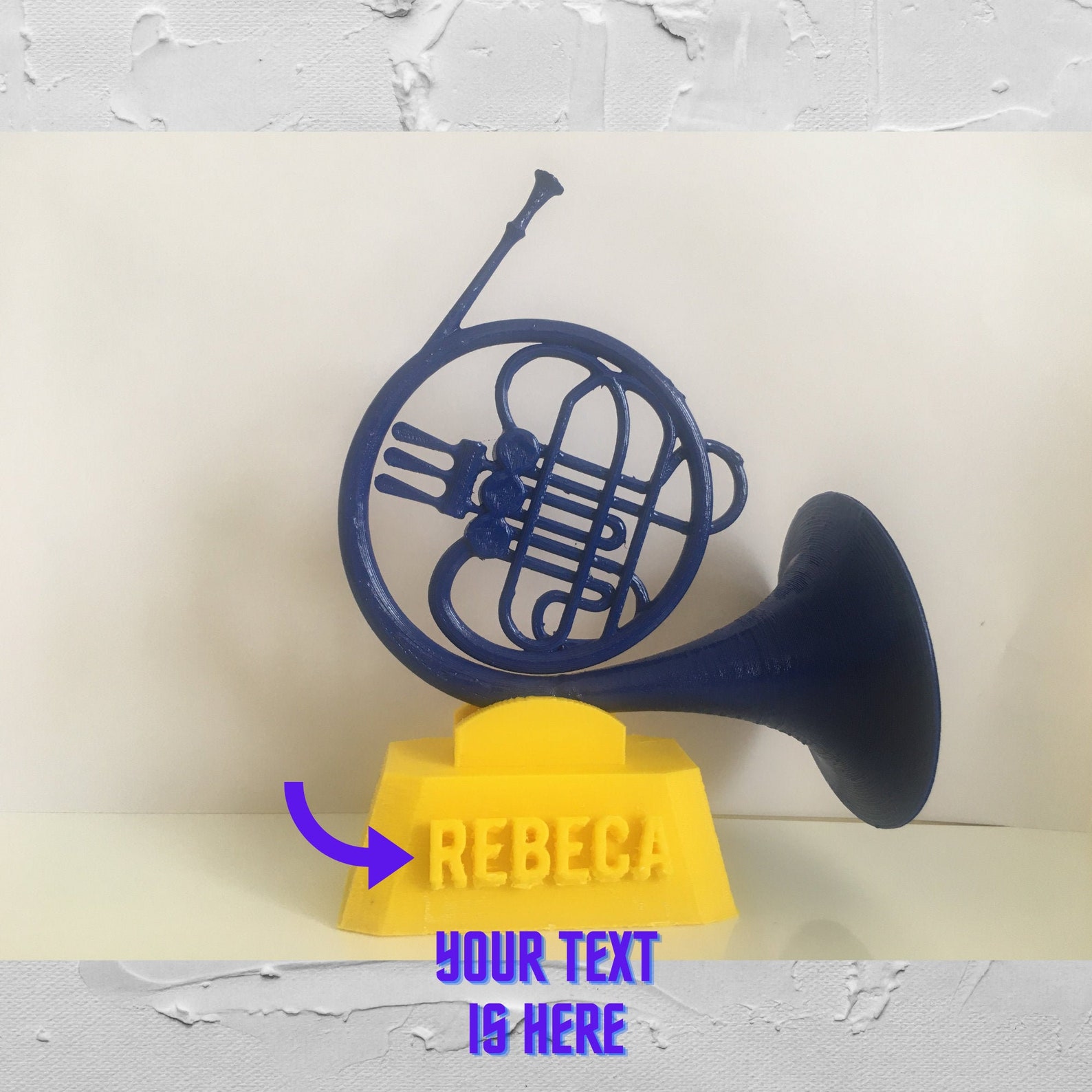 Personalized Blue French Horn How I Met Your Mother Etsy