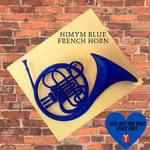 HALF Blue French Horn / How I Met Your Mother / Regalo Etsy Italia