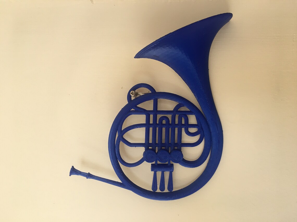 HALF Blue French Horn How I Met Your Mother Romantic Gift Etsy
