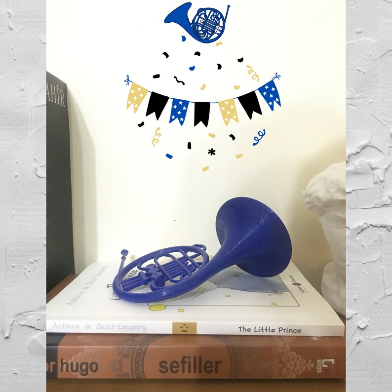 Personalized Blue French Horn How I Met Your Mother Etsy