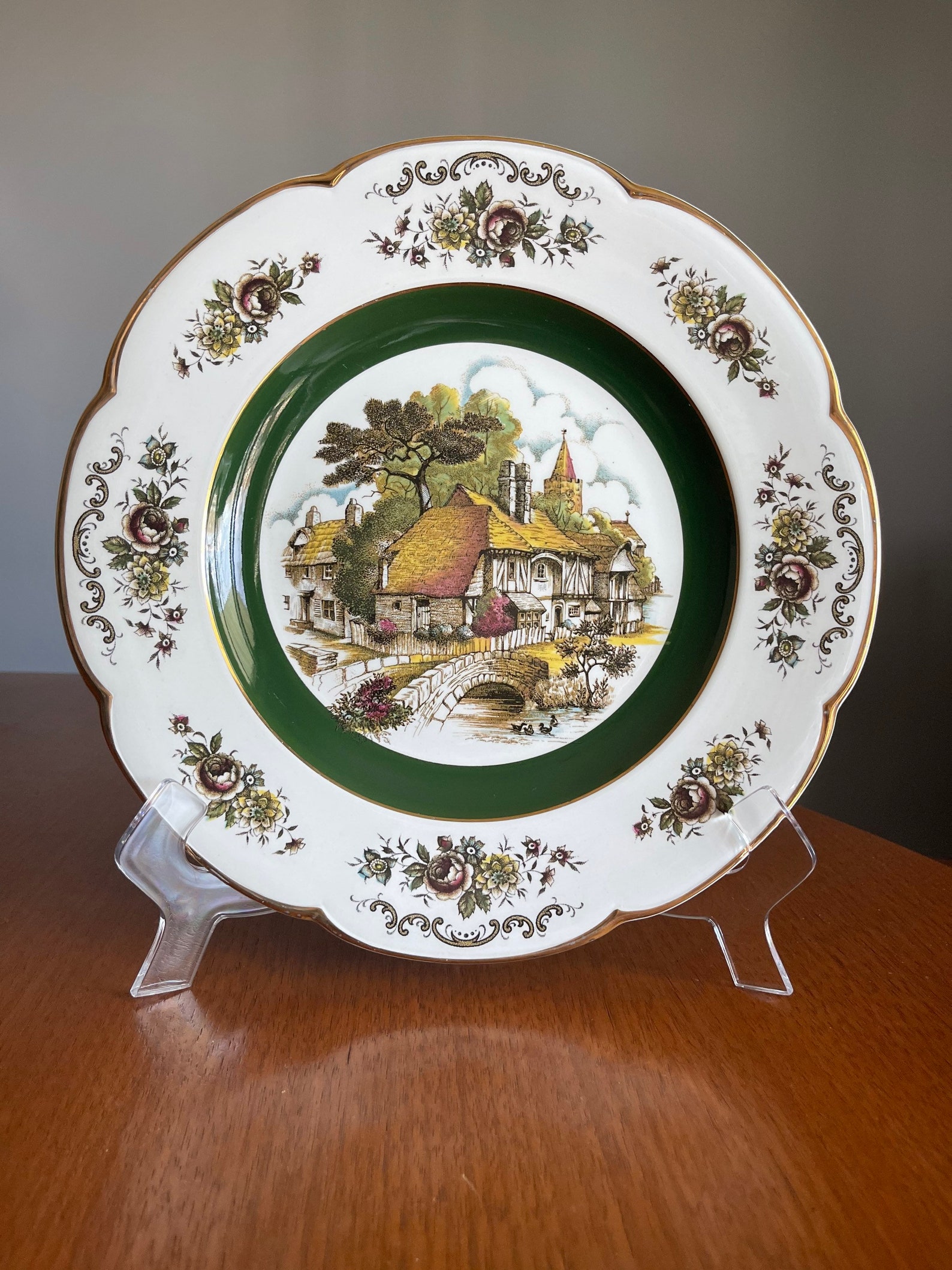 Ascot Service Plate by Wood and Sons Etsy