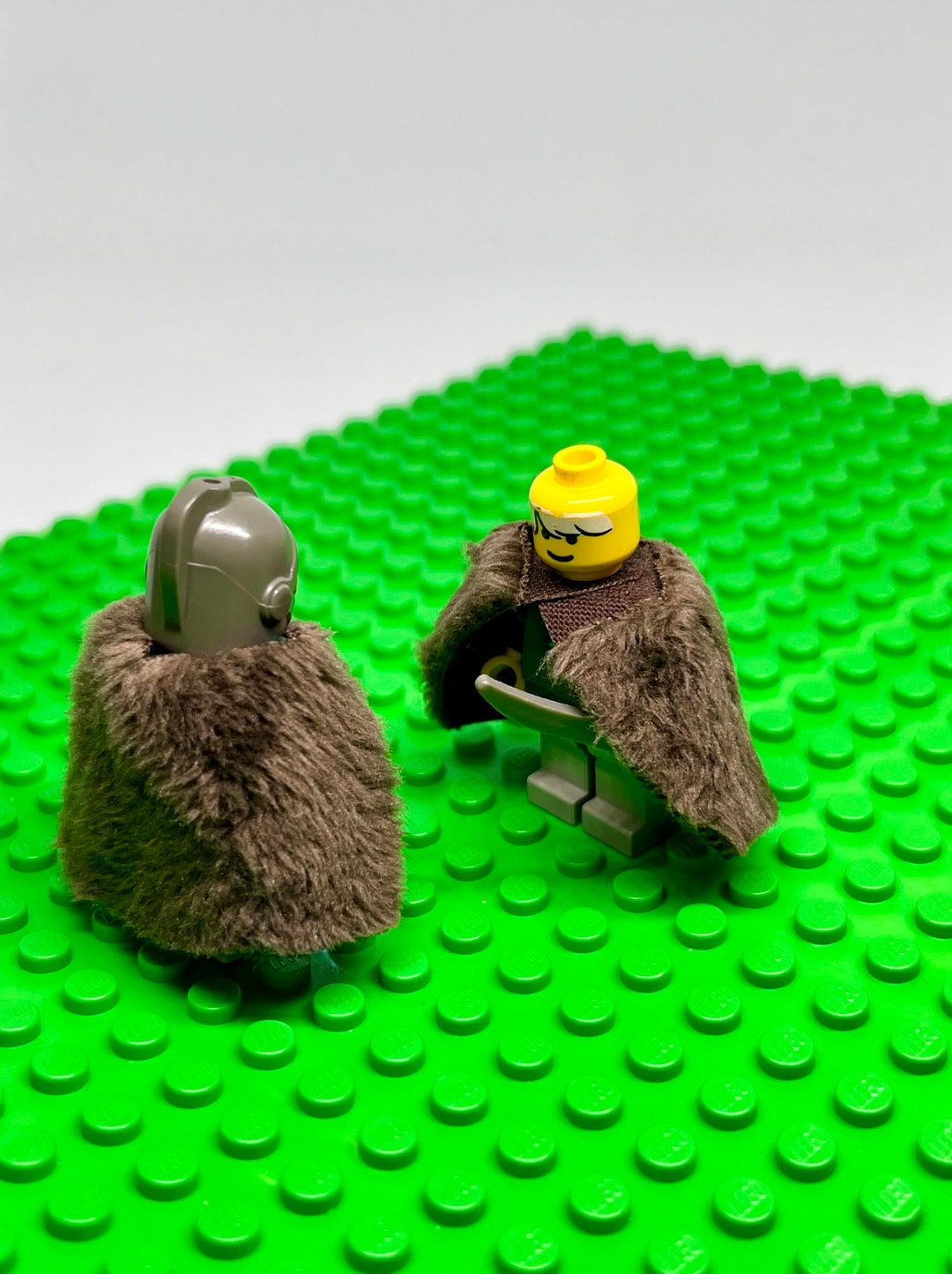 Brown Fur Lego Cape Etsy