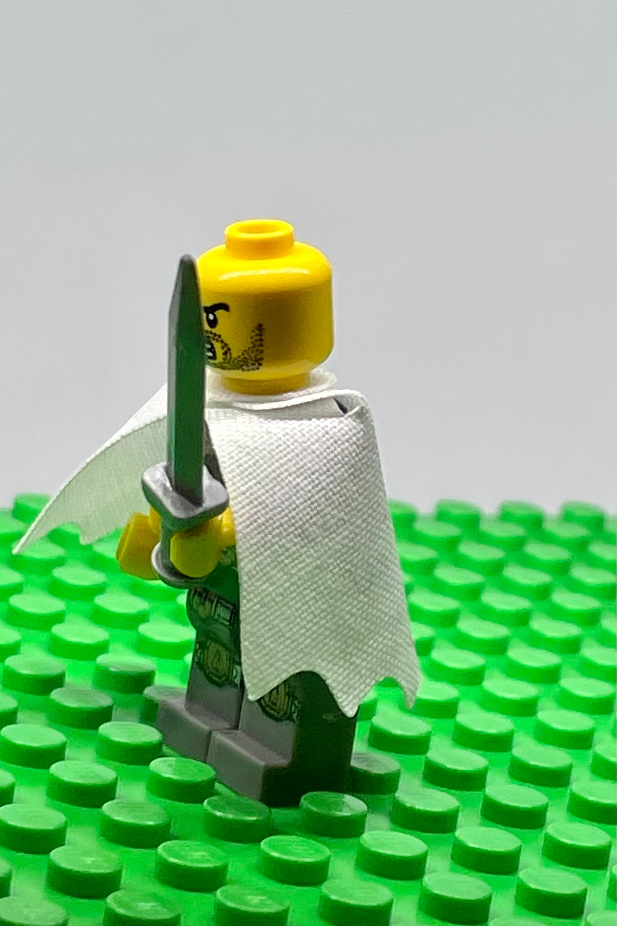 White Lego Cape Etsy