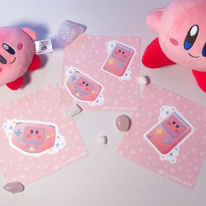 Kawaii Gaming Kirby Gameboy Prints