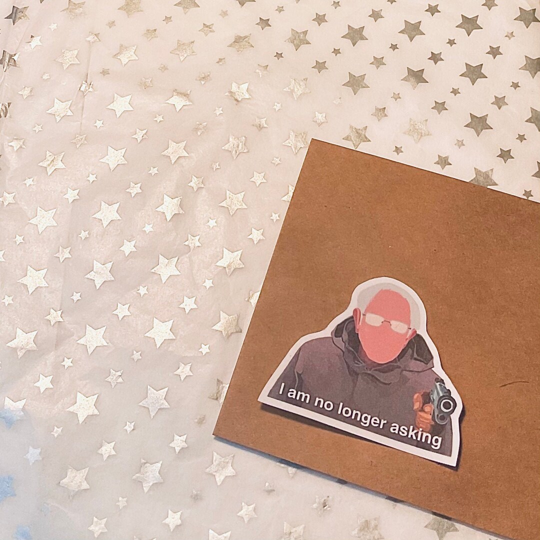 Bernie Meme Sticker - Etsy