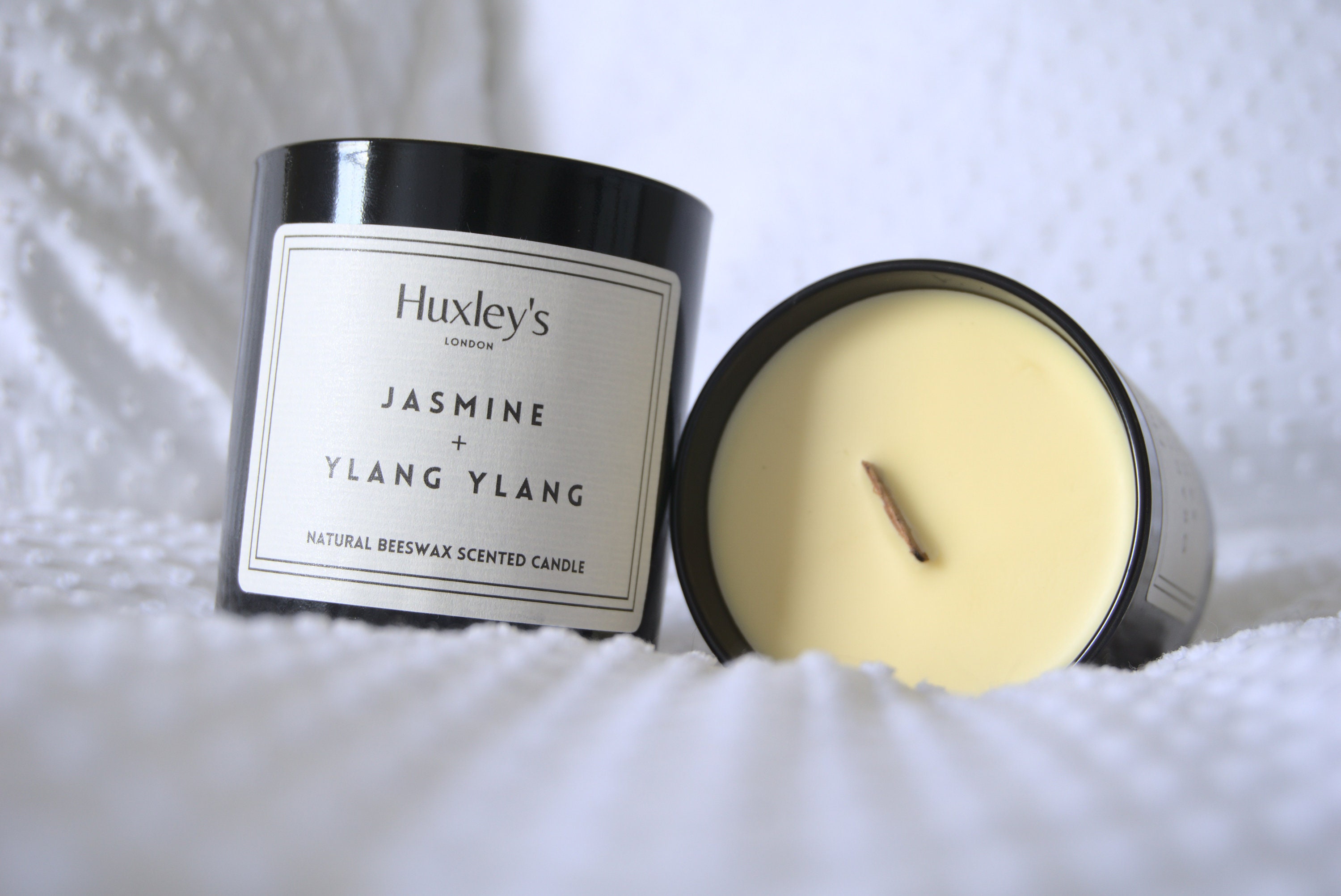 Jasmine Ylang Ylang Beeswax Candle Etsy