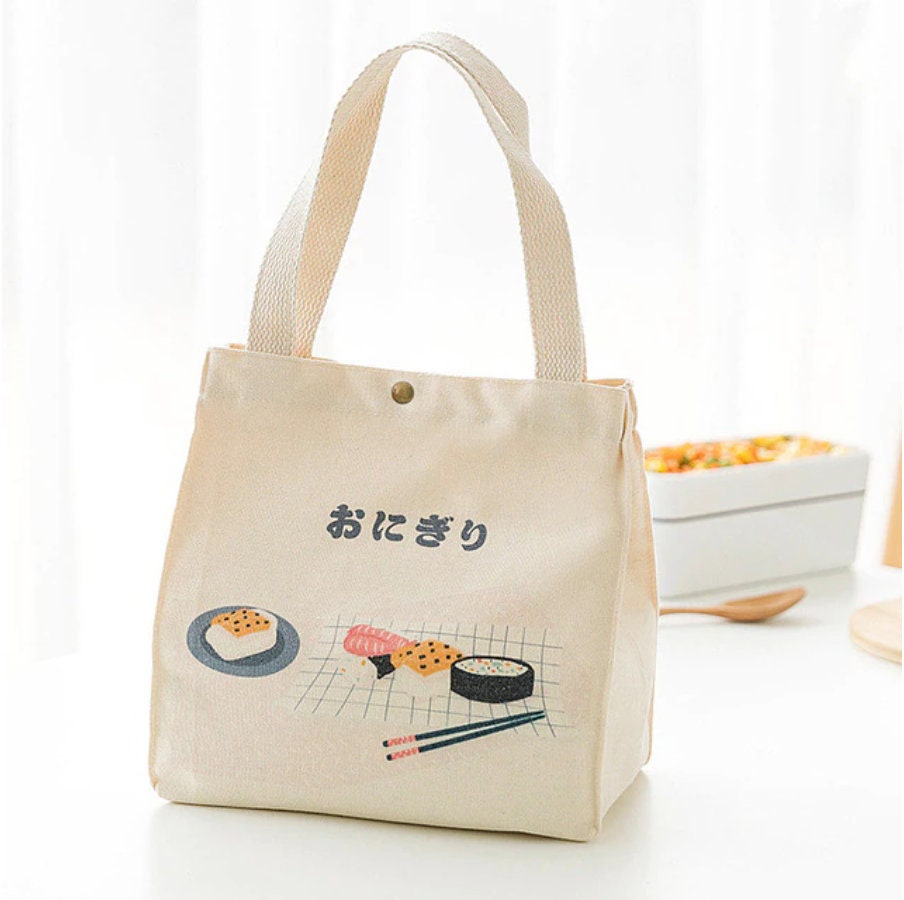 JAPANESE Style Cute Lunch Bag For Bento Box School Work Etsy
