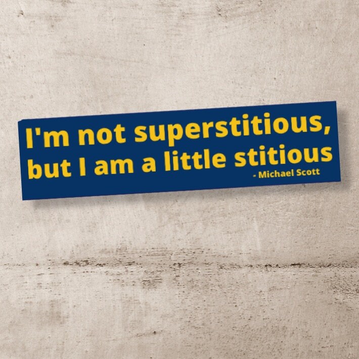 Paper & Party Supplies Bumper Stickers Paper Michael Scott Funny