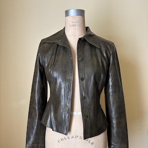 ジャケット・アウター 90s jil sander real leather coat 90's] Old JIL SANDER Leather Jacket Size.48