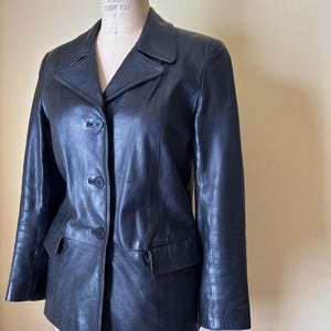 Jil Sander Leather Jacket - Etsy
