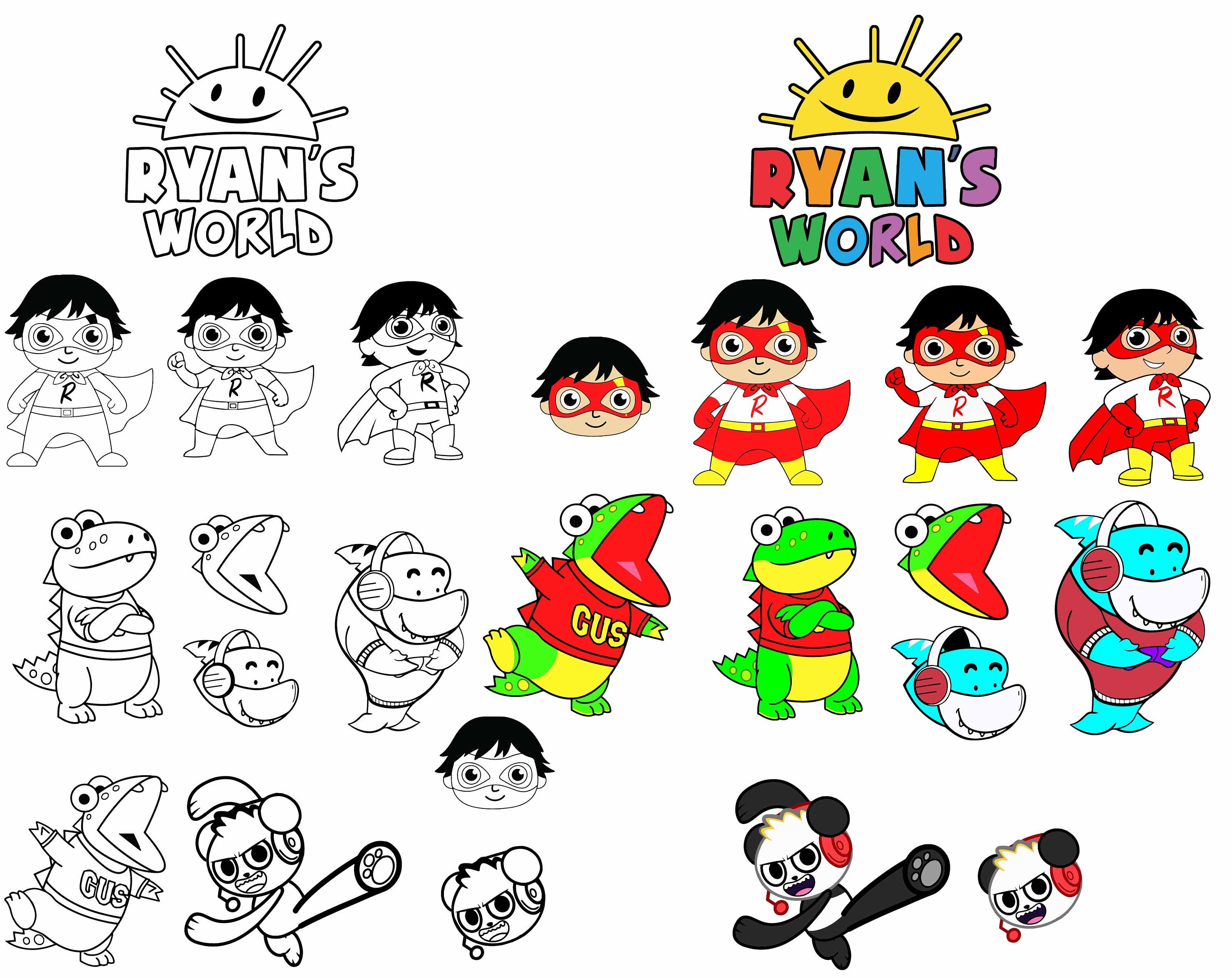 Ryan's World Gus SVG