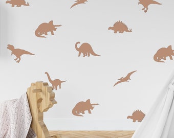 Modern Dinosaur wall decal, Nursery wall decal, Kids bedroom wall art, Dinosaur Sticker, Boys room sticker, Boho wall decal, Mural