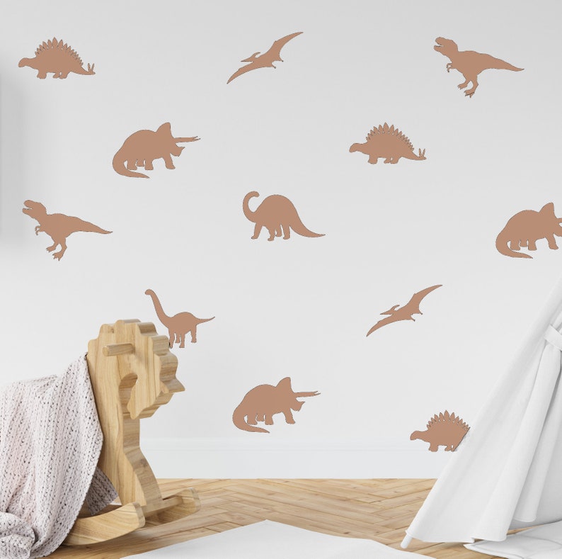 Dinosaur Wall Decal Dinosaurs Nursery Wall Decals Dino Park Etsy