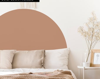 Arch Wall Decal Modern Peach Nursery Kids Bedroom Headboard Decor, Peel and Stick, Vinyl Sticker, Home Decor GiftMural