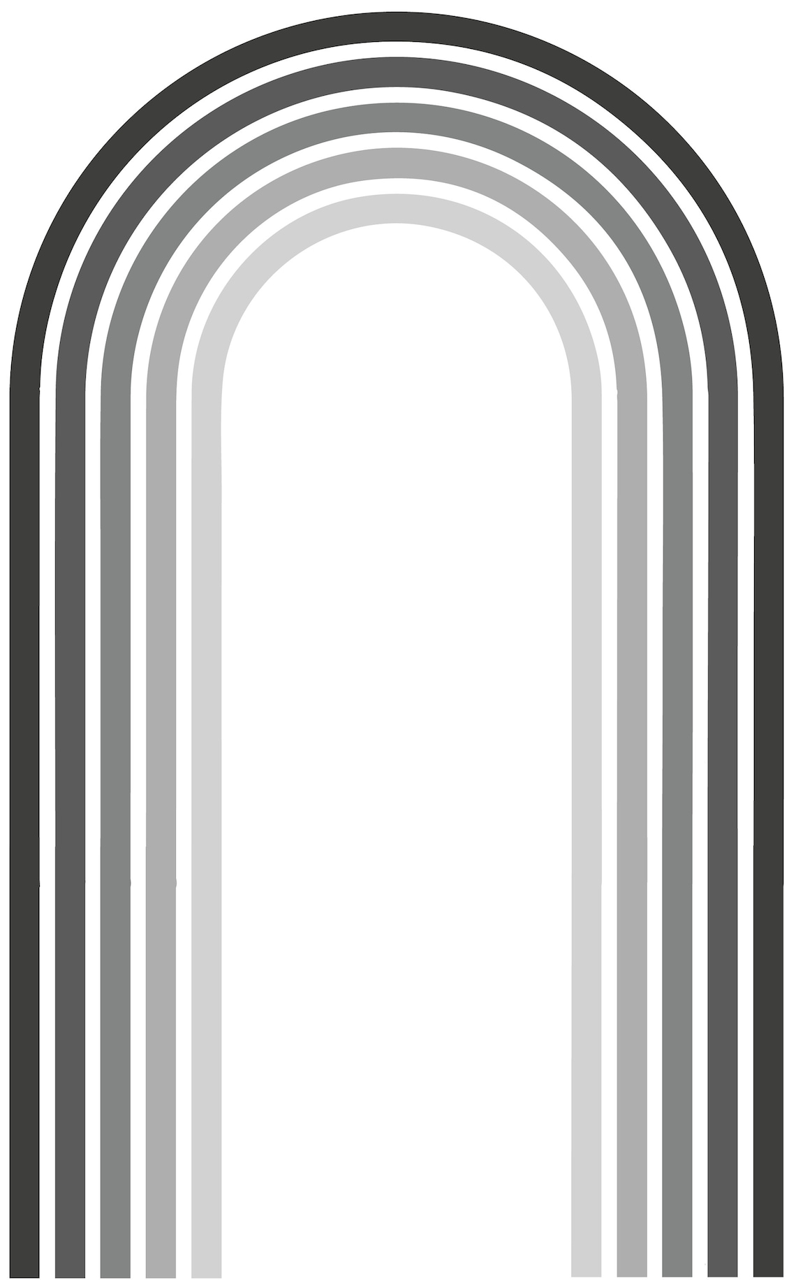 Arch Wall Decal Abstract Shape and Line Art Wall Sticker Mid Etsy