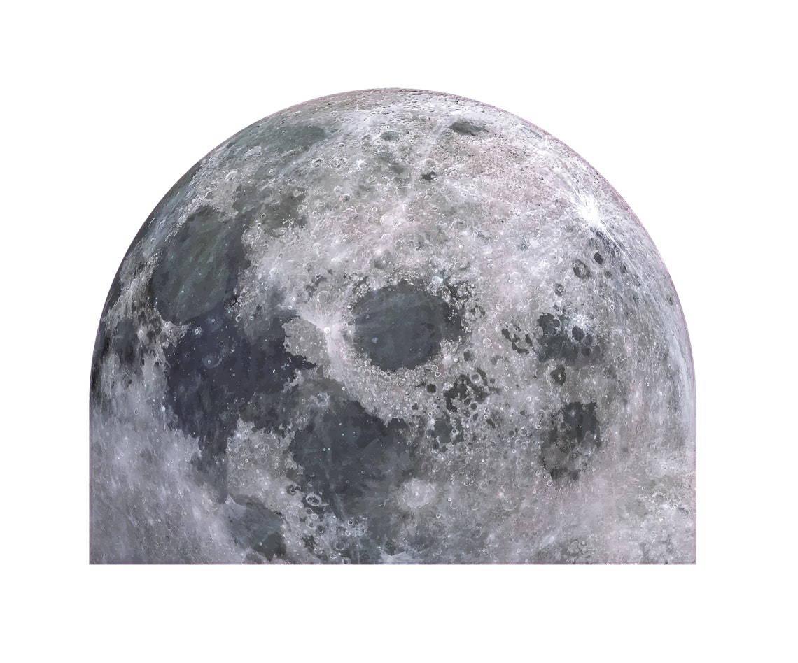 Moon Headboard Wall Decal Moon Bed Arch Sticker Moon Wall Etsy