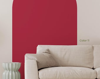 Berry Arch Wall Decal, Pink Purple Modern Sticker, Nursery Kids Room Decor