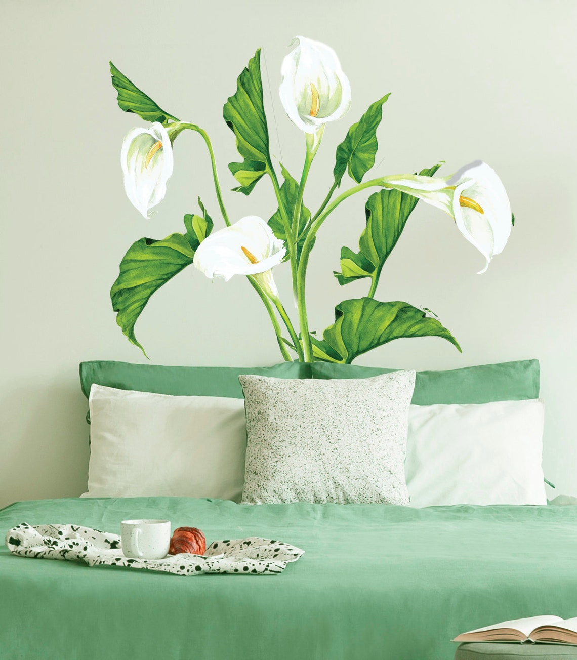 Calla Lily Wall Decal Calla Sticker Wild Calla Decal Etsy