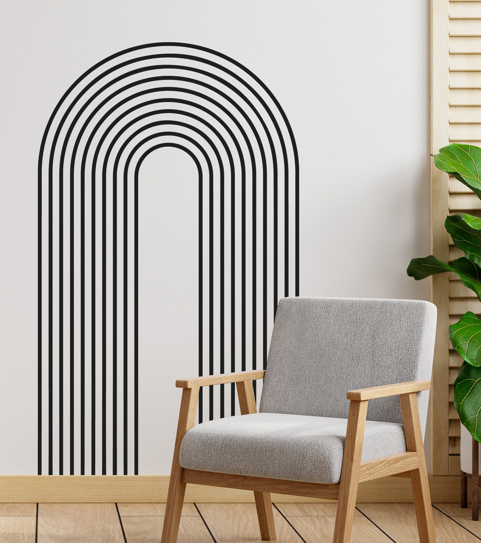 Arch Wall Decal Arch in Line Wall Decal Arch Wall Sticker Etsy