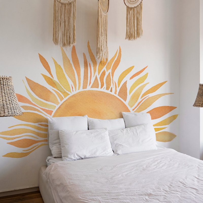 Sun Wall Decal - Etsy