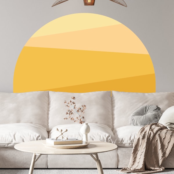 Abstract Wall Decal Etsy