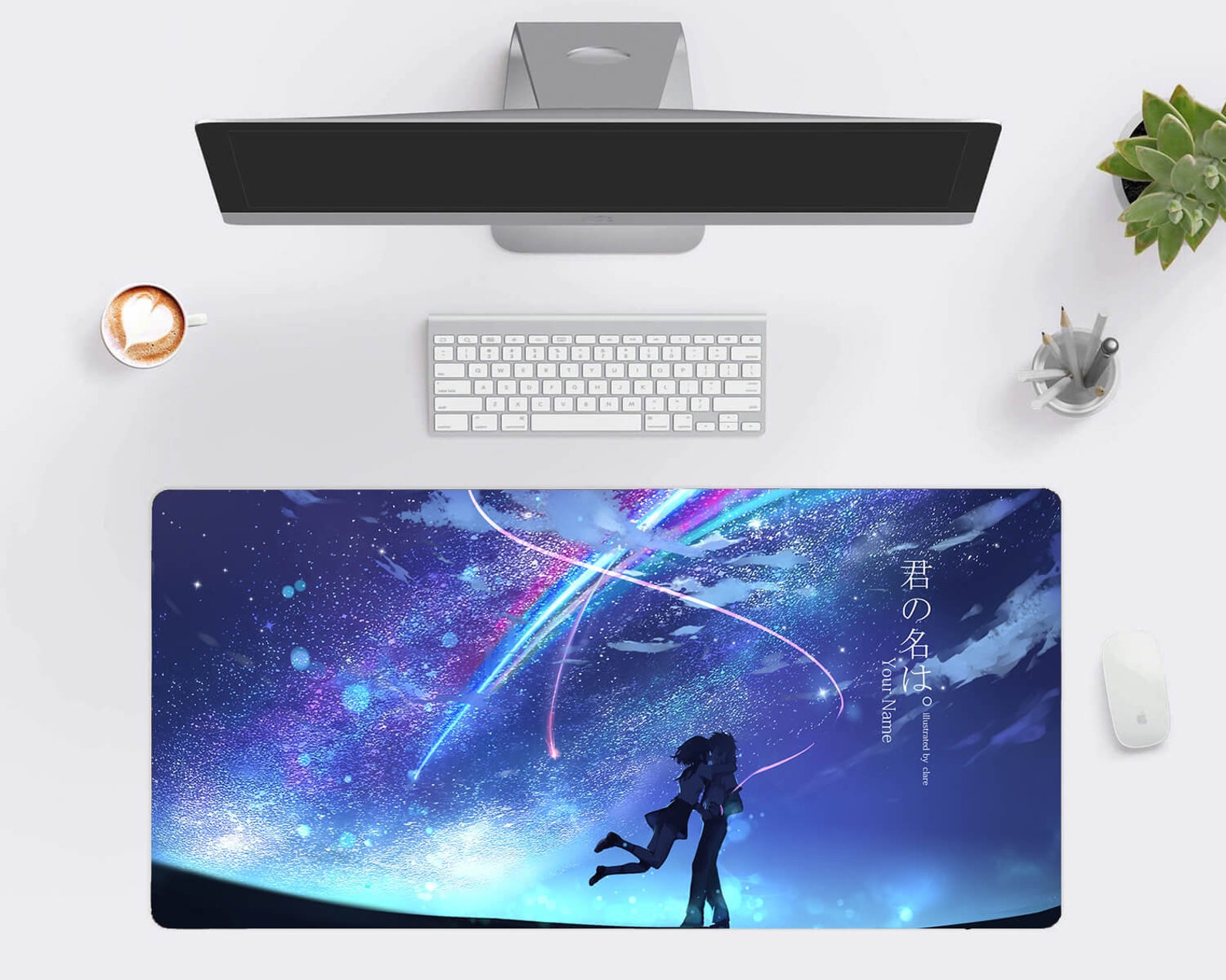 Japanese Anime Mouse Pad Extra Large Gaming Mouse Pad Office Etsy