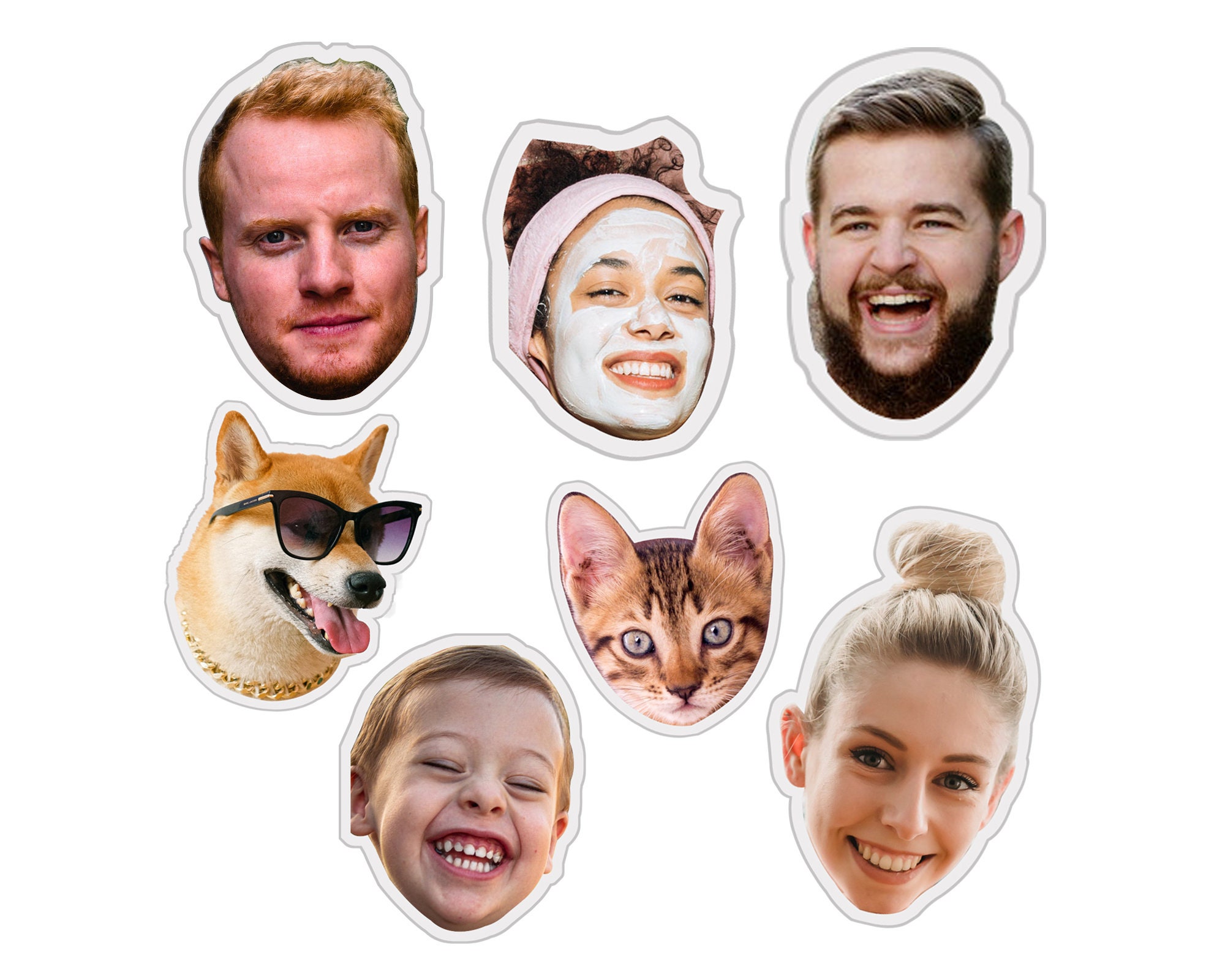 Custom Face Pillow Funny Human Shaped Personalized Throw Etsy