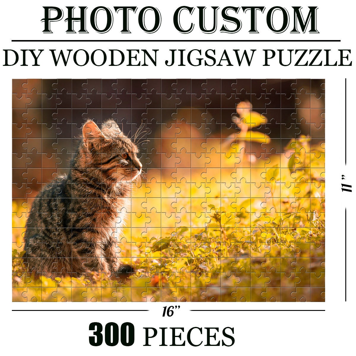 Custom Wooden Photo Jigsaw Puzzle Create Your Puzzle with | Etsy