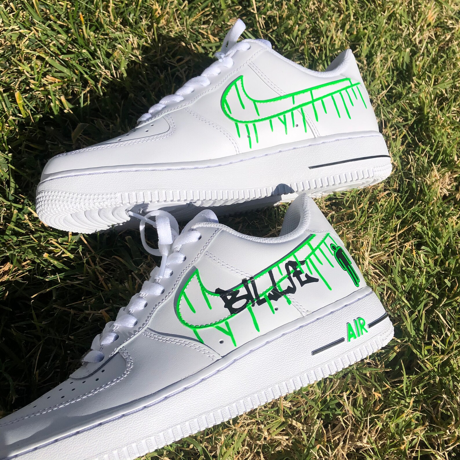 custom air force 1 billie eilish