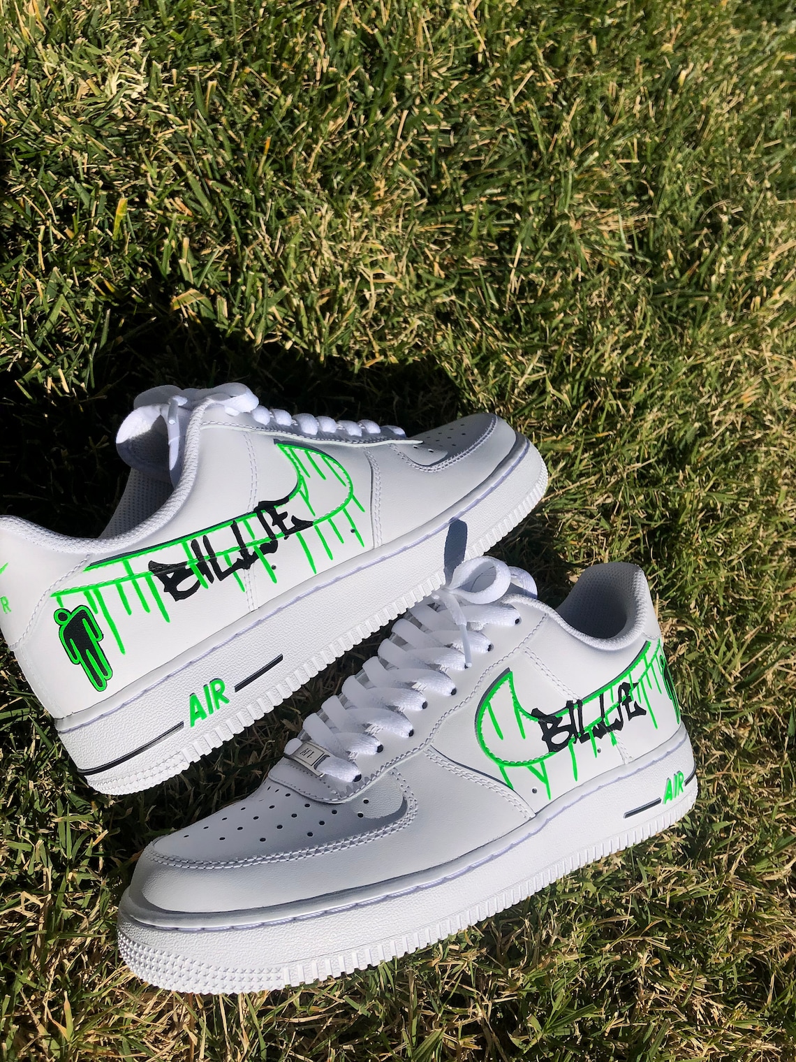 billie eilish custom air forces