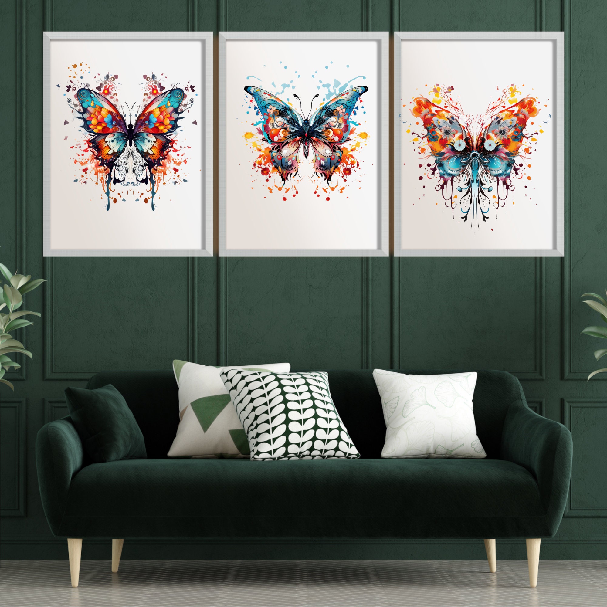 Butterfly SVG | Watercolor Butterfly | Butterfly PNG Bundle | High ...
