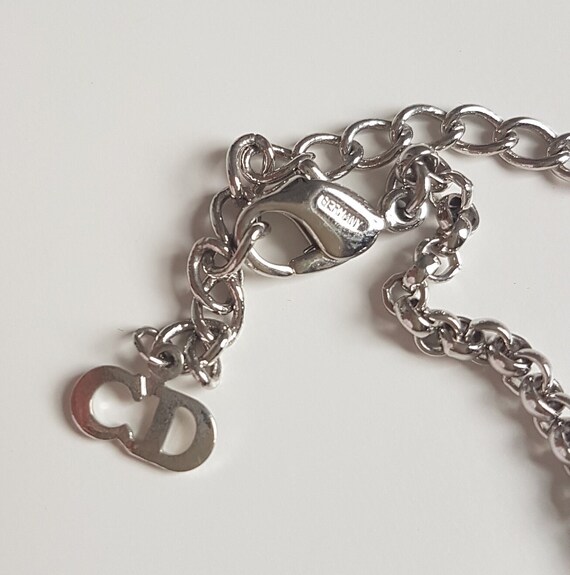 Christian Dior Germany Vintage Collier mit Kristallst… Gem