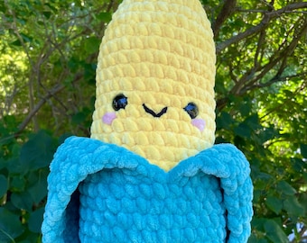 Crochet Jumbo Corn, Amigurumi Corn Plushie
