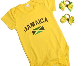 Jamaica Baby Onesie – Toddler Outfit, Cake Smash, Birthday