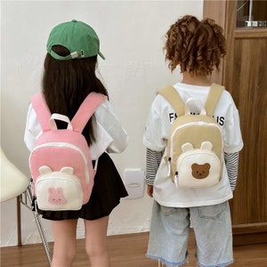 Sac à dos personnalisé pour enfants/bambins - cartable - sac personnalisé - sac pour enfants - sac en peluche - cartable pour fille - sac de voyage pour tout-petits - sac à dos de voyage