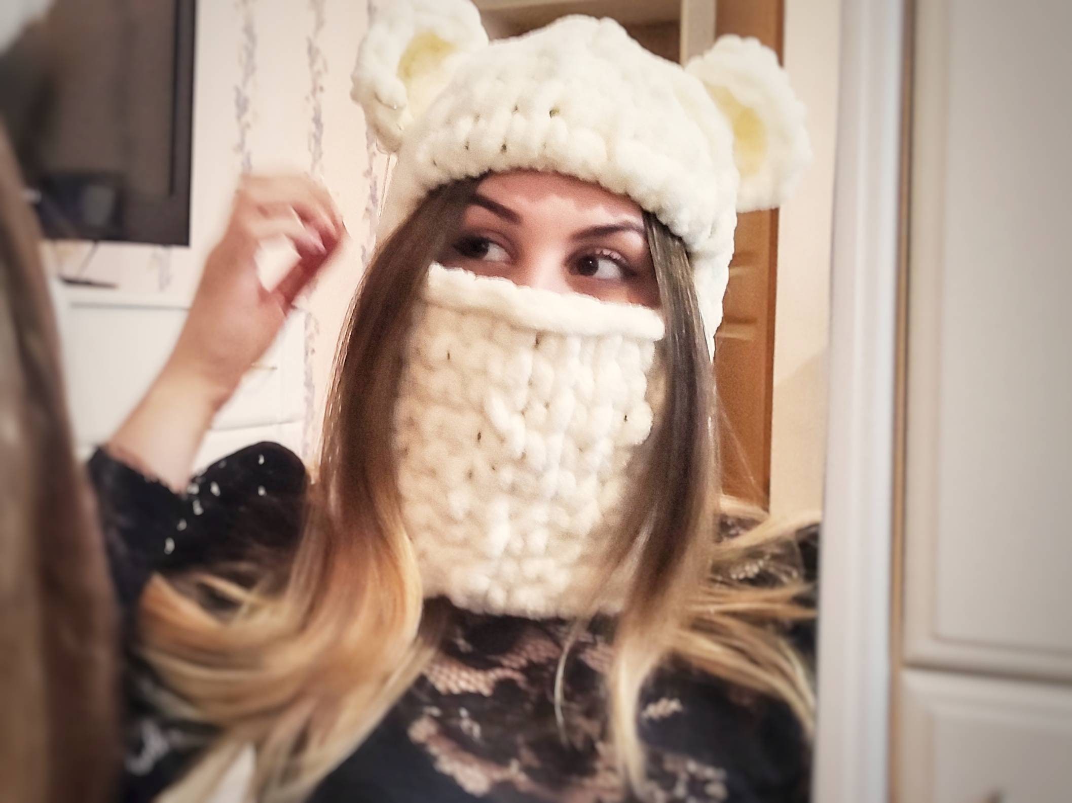 帽子 c0mi / new iruse2 23aw lop ear balaclava 68dfcf0d-dbff-4c5c-bde1-