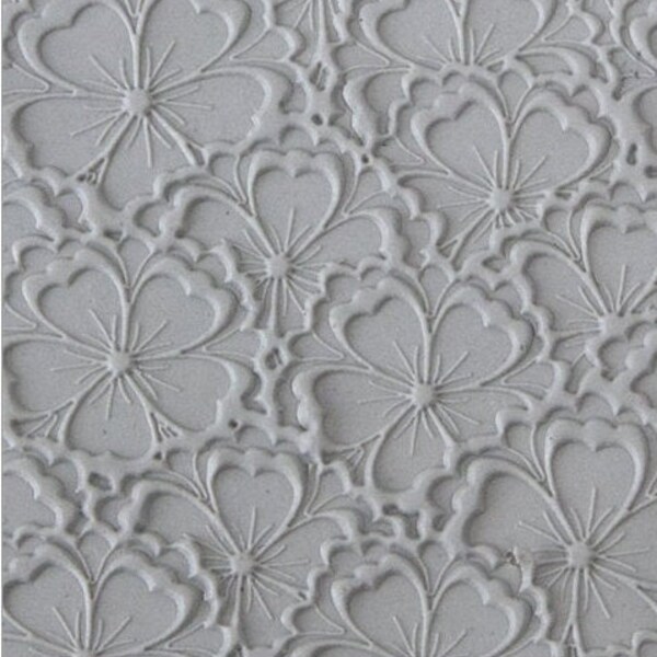 Texture Tile for Clay - Texture - Flowering Fields Embossed