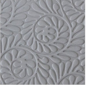 Mega Texture Tile - Helecho Fiddlehead en relieve