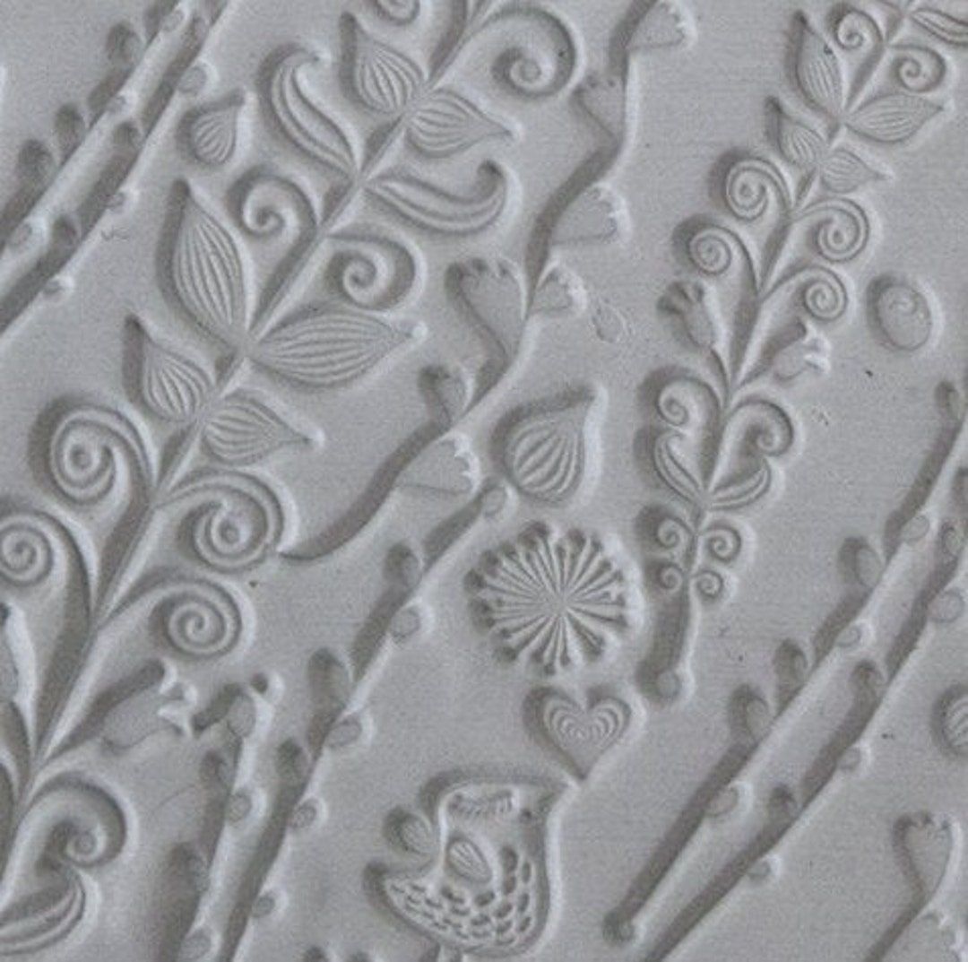 Texture Tile for Clay - Texture - Spring Love - Etsy