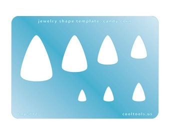 Jewelry Shape Template - Candy Corn