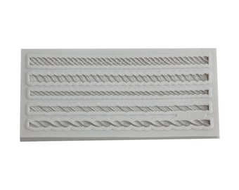 Silicone Jewelry Mold - Braided Ropes
