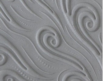 Texture Tile for Clay - Texture - Whimsical Wind Embossed